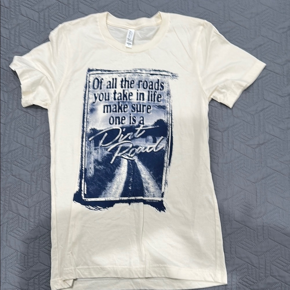 Cream Graphic T-Shirt